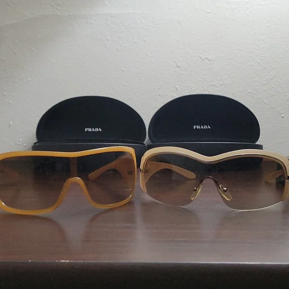 2 pair of Prada sunglasses - Picture 2 of 6